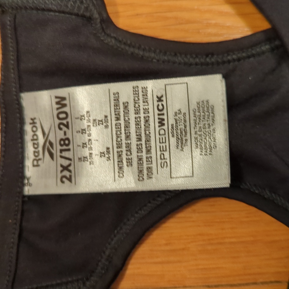 Speedwick Reebok Sports Bra - Picture 2 of 4
